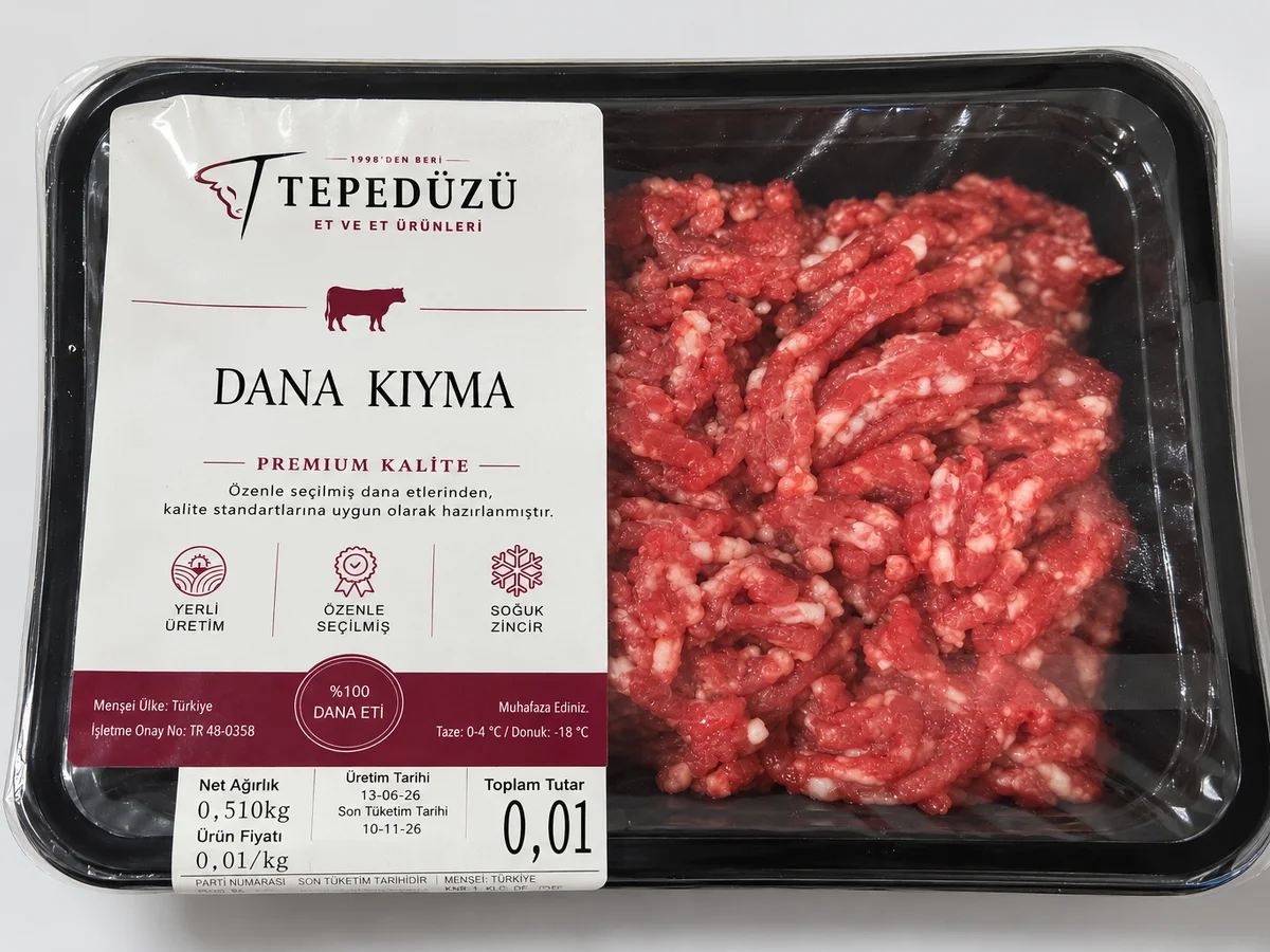 Tepedüzü Dana Kıyma